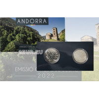 ANDORRA 1,25 EURO 2022 - Patrimonio Cultural de Andorra - Ardilla y San Juan de Caselles ANDORRA 1,25 EURO 2022 - Patrimonio Cultural de Andorra - Ardilla y San Juan de Caselles