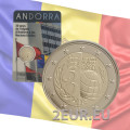Andorra 2 euro BU coincard 2023 - 30 años de la adhesión de Andorra a las Naciones Unidas por 22.00 € ✅