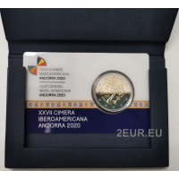 Andorra 2 euro prueba 2020 - XXVII Cumbre Iberoamericana en Andorra