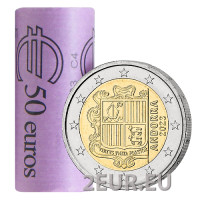Andorra 2 euros Rollo 2023