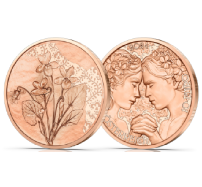 Austria 10 euro coin 2024 - Violet for 13.50 € ✅
