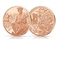 Austria 10 euros de Moneda 2025 - Falda dirndln – Cuero