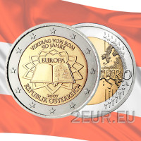 Austria 2 euros UNC 2007 - Tratado de Roma de los 50 años