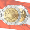 Austria 2 euros UNC 2012 - 10 Años de Euro Cash por 5.30 € ✅