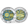 Austria 25 euros Moneda de niobio de plata 2021 - Transporte Del Futuro por 85.00 € ✅