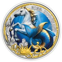 Austria 3 euro coin 2026 - Mythical creatures - The Hippocampus Austria 3 euro coin 2026 - Mythical creatures - The Hippocampus