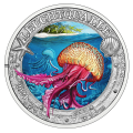 Austria 3 euro coin 2024 - Luminous Marine Life - Luminous jellyfish for 16.00 € ✅