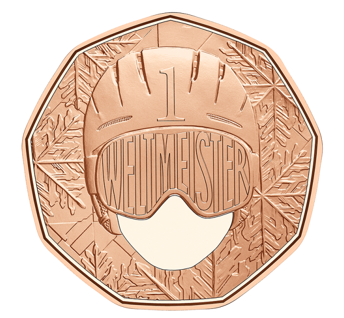 Austria 5 euros de Moneda 2024 - Campeón del mundo por 7.00 € ✅