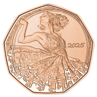 Austria 5 euros de Moneda 2025 - baila solo