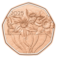 Austria 5 euros de Moneda 2025 - Narciso