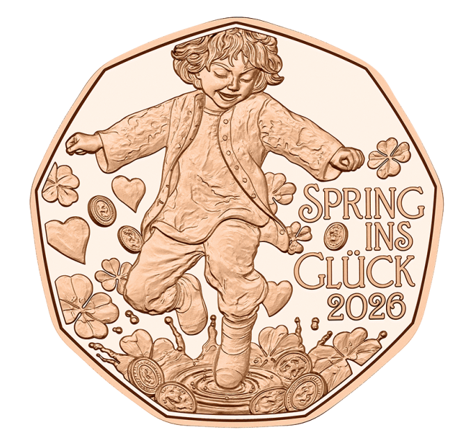 Austria 5 euro coin 2026 - Jump for Joy for 7.00 € ✅