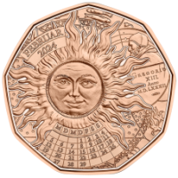 Austria 5 euros de Moneda 2024 - 365 + 1 Día de Felicidad