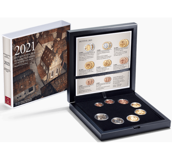 Austria coin set PROOF 2021 - Esimene Viini rahapaja for 96.00 € ✅