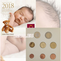 Austria Cartera Euro BU 2018 - JUEGOS DE MONEDAS PARA BEBÉ