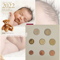 Austria Euro coin set BU 2022 - BABY COIN SETS