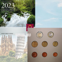 Austria Cartera Euro BU 2023 - 150 años de agua de Viena