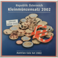 Austria Euro coin set BU 2002 for 24.00 € ✅