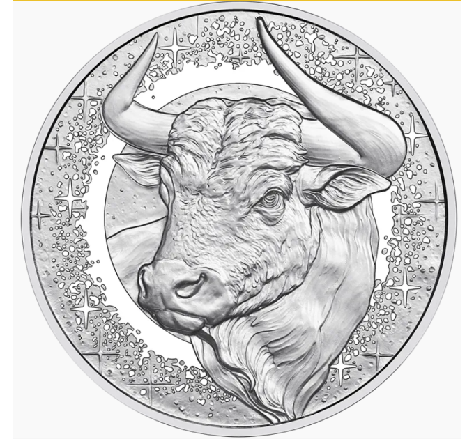 Austria 20 euro Silver coin 2026 – Taurus for 85.00 € ✅