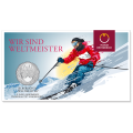 Austria 5 euro Silver coin 2024 - World Champion for 25.00 € ✅