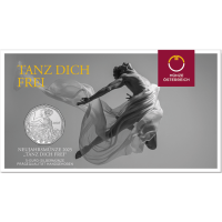 Austria 5 euros Moneda de platade 2025 - baila solo