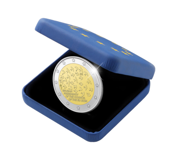 Bélgica 2 euros proof 2024 - Presidencia de la UE por 25.00 € ✅