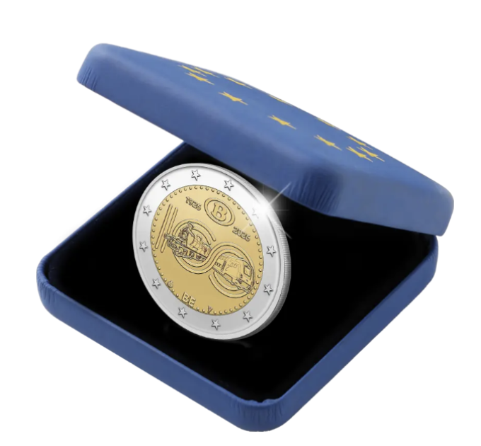 Belgium 2 euro proof 2026 - 100 years of NMBS for 39.00 € ✅