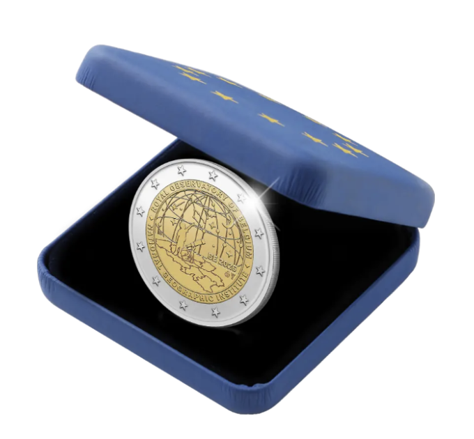 Belgium 2 euro proof 2026 - The National Geographic Institute (NGI) for 29.00 € ✅