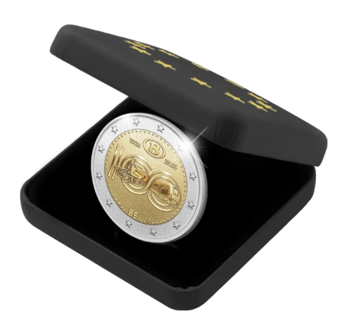 Belgium 2 euro proof Reverse 2026 - 100 years of NMBS for 115.00 € ✅
