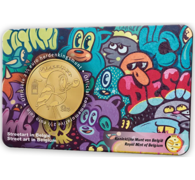 Belgium 2,5 euro BU 2025 - Street art in Belgium - NL for 12.00 € ✅