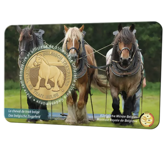 Belgium 2,5 euro BU 2026 - the Belgian draft horse for 11.00 € ✅