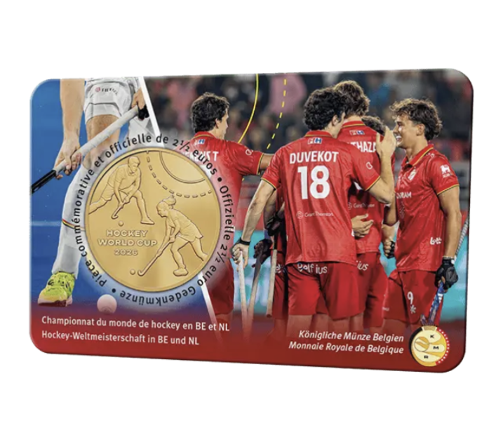 Belgium 2,5 euro BU 2026 - Hockey World Cup in Belgium and the Netherlands for 11.00 € ✅
