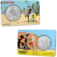 Bélgica 5 euros BU 2024 - Lucas afortunado - Relieve