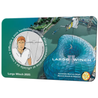 Bélgica 5 euros BU 2025 - Largo Winch - Color