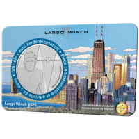 Bélgica 5 euros BU 2025 - Largo Winch - Relieve