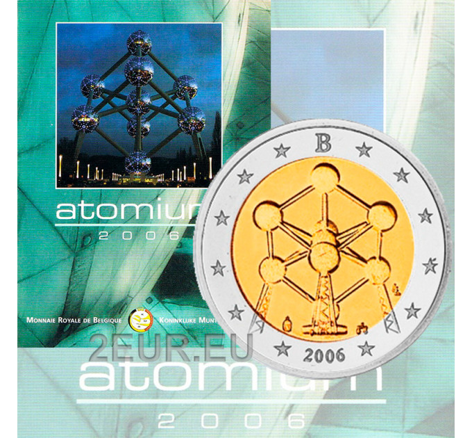 Belgium 2 euro BU 2006 - Atomium in Brussels for 33.50 € ✅