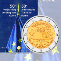 Bélgica 2 euros BU 2007 - Tratado de Roma