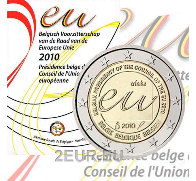 Belgium 2 euro BU 2010 - EU Presidency for 45.50 € ✅