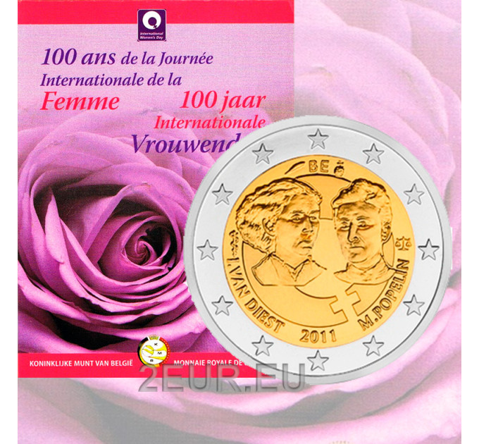 Bélgica 2 euros BU 2011 - Día internacional de la mujer por 29.50 € ✅