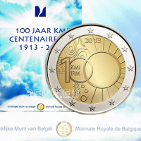 Bélgica 2 euros BU 2013 - 100 años del Real Instituto Meteorológico