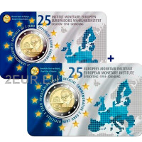 Bélgica 2 euros BU 2019 - 25 Aniversario del Instituto Monetario Europeo - NL+FR