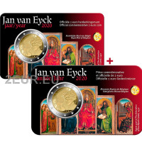 Belgium 2 euro BU 2020 - Jan van Eyck - NL+FR