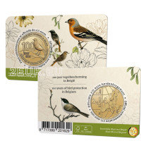 Bélgica 2,5 euros BU 2022 - 100 Años de Protección de las Aves en Bélgica - FR