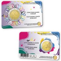 Bélgica 2 euros BU 2024 - Control del cáncer - NL+FR