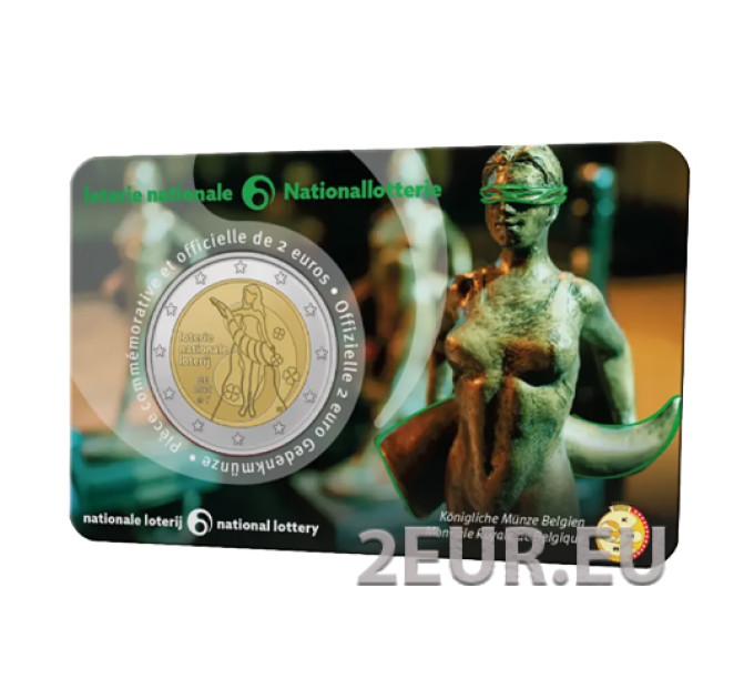 Belgium 2 euro BU 2025 - National Lottery Belgium - FR for 11.50 € ✅
