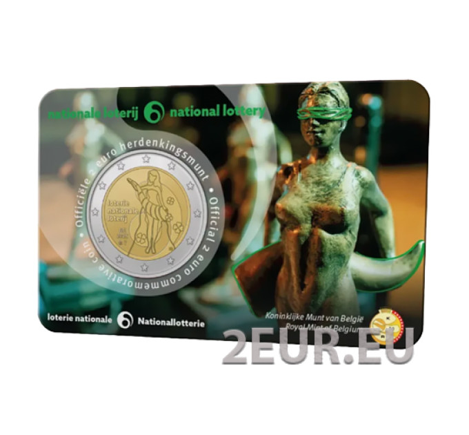 Belgium 2 euro BU 2025 - National Lottery Belgium - NL for 11.50 € ✅