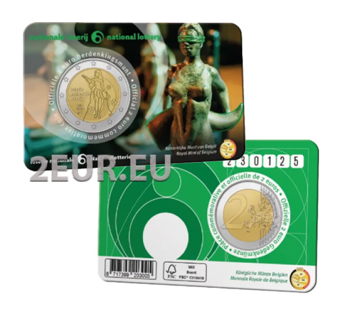 Belgium 2 euro BU 2025 - National Lottery Belgium - FR+NL for 22.00 € ✅