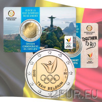 Bélgica 2 euros BU 2016 - Juegos Olímpicos de Verano Río de Janeiro - FR