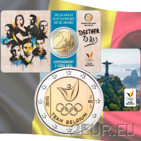 Bélgica 2 euros BU 2016 - Juegos Olímpicos de Verano Río de Janeiro - NL