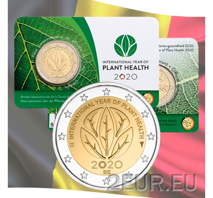 Bélgica 2 euros BU 2020 - Año Internacional de la Sanidad Vegetal - FR por 13.50 € ✅