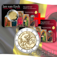 Bélgica 2 euros BU 2020 - Jan van Eyck - FR